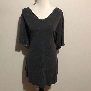 Torrid Black Grey Super Soft Knit Tee